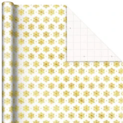 Hallmark Christmas Gift Wrap Kit With Wrapping Paper, Bows, Ribbons And Tags -Hallmark Sales RedWhiteGreen 3Roll Holiday Wrapping Paper Set 5JXW1200 04