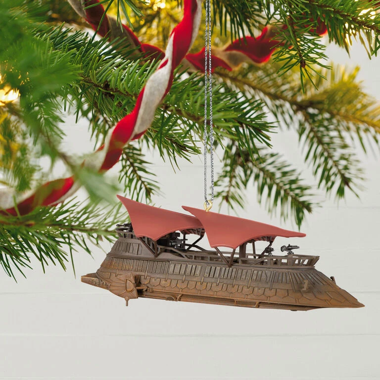 Hallmark Star Wars: Return Of The Jedi™ Jabba's Sail Barge, The Khetanna™ Ornament With Sound 2 Hallmark Star Wars: Return Of The Jedi™ Jabba's Sail Barge, The Khetanna™ Ornament With Sound - Image 2