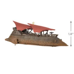 Hallmark Star Wars: Return Of The Jedi™ Jabba's Sail Barge, The Khetanna™ Ornament With Sound 8 Hallmark Star Wars: Return Of The Jedi™ Jabba's Sail Barge, The Khetanna™ Ornament With Sound -Hallmark Sales Return of Jedi Jabbas Barge Keepsake Ornament 3799QXI7109 03