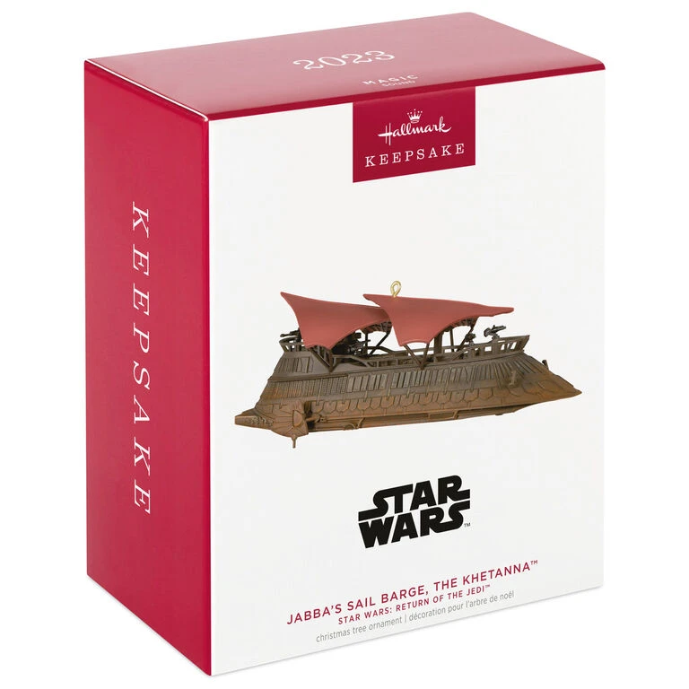 Hallmark Star Wars: Return Of The Jedi™ Jabba's Sail Barge, The Khetanna™ Ornament With Sound 4 Hallmark Star Wars: Return Of The Jedi™ Jabba's Sail Barge, The Khetanna™ Ornament With Sound - Image 4