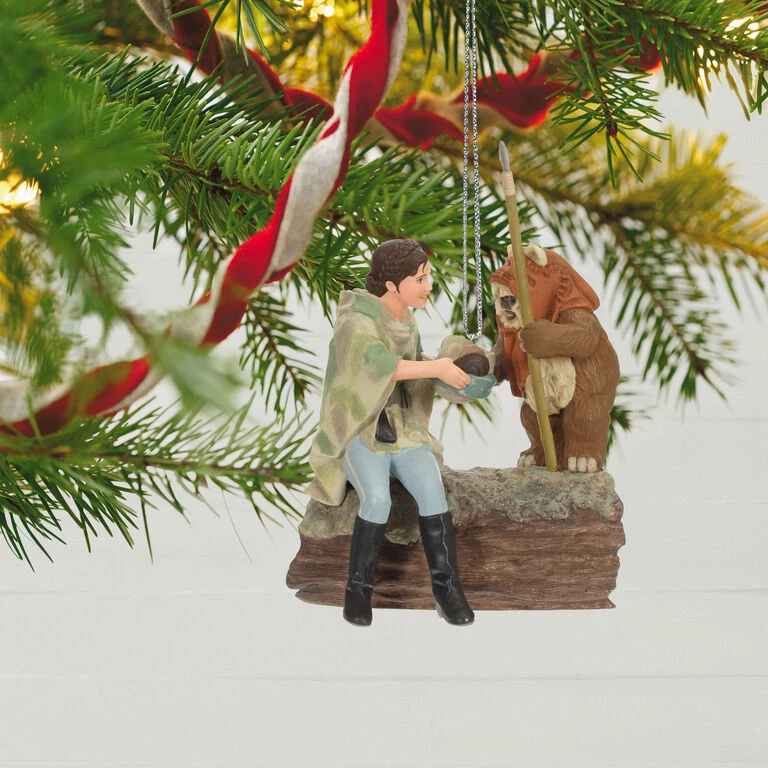 Hallmark Star Wars: Return Of The Jedi™ A Curious Encounter On Endor™ Ornament 2 Hallmark Star Wars: Return Of The Jedi™ A Curious Encounter On Endor™ Ornament - Image 2