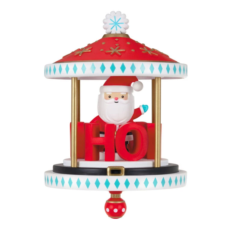 Hallmark Santa-Go-Round Ornament 1 Hallmark Santa-Go-Round Ornament