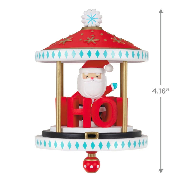 Hallmark Santa-Go-Round Ornament 3 Hallmark Santa-Go-Round Ornament - Image 3