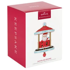 Hallmark Santa-Go-Round Ornament 9 Hallmark Santa-Go-Round Ornament -Hallmark Sales Santa Carousel Keepsake Ornament 2299QGO2647 04