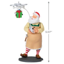 Hallmark Toymaker Santa Ornament 8 Hallmark Toymaker Santa Ornament -Hallmark Sales Santa With Drone Keepsake Ornament 1999QXR8047 03