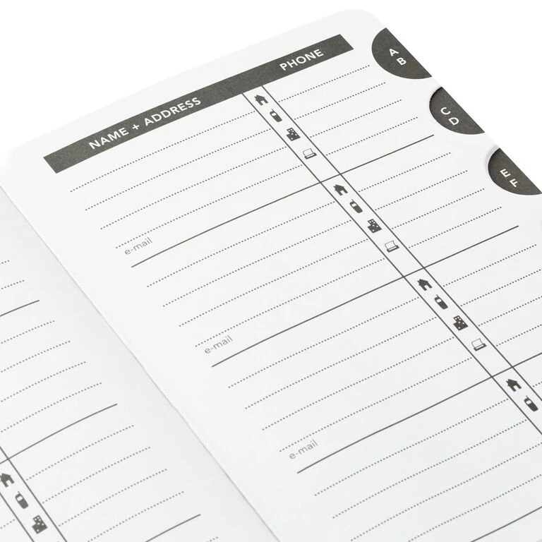 Hallmark Satin Gold Address Book 4 Hallmark Satin Gold Address Book - Image 4