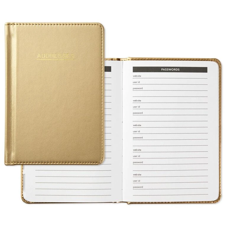 Hallmark Satin Gold Address Book 6 Hallmark Satin Gold Address Book - Image 6