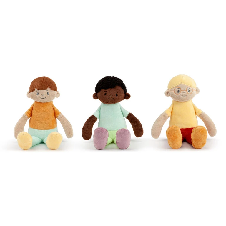 Demdaco Hopeful Rainbows Boy Dolls, Set Of 3 1 Demdaco Hopeful Rainbows Boy Dolls, Set Of 3