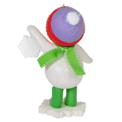 Hallmark Sweet Snowman 2023 Ornament -Hallmark Sales Snowman With Snowflake Ornament Keepsake Ornament 3999QGO2777 06