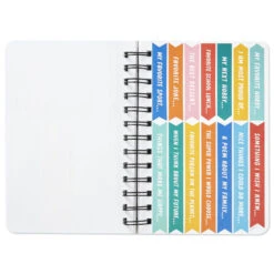 Hallmark Write On! Prompted Journal With Stickers 9 Hallmark Write On! Prompted Journal With Stickers -Hallmark Sales Spiral Notebook With 119 Prompt Stickers 3HWJ2111 04
