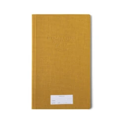 Designworks Ink Ochre Standard Issue Tall Hardcover Notebook