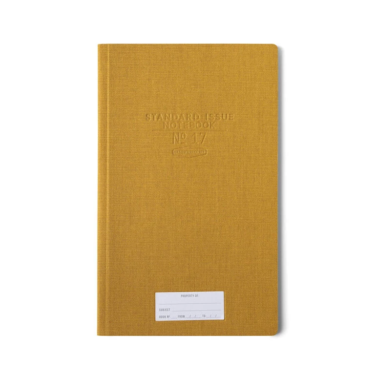 Designworks Ink Ochre Standard Issue Tall Hardcover Notebook 1 Designworks Ink Ochre Standard Issue Tall Hardcover Notebook