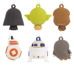 Mini Star Wars™ Shatterproof Hallmark Ornaments, Set Of 6 -Hallmark Sales Star Wars Characters Miniature Christmas Ornaments Set of 6 2HCM6129 06