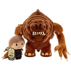 Hallmark Itty Bittys® Star Wars: Return Of The Jedi™ Luke Skywalker™ And Rancor™ Plush Collector Set Of 2 -Hallmark Sales Star Wars Luke Skywalker and Rancor Plush itty bittys 1KDD2137 06