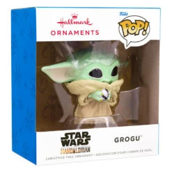 Star Wars: The Mandalorian™ Grogu™ Funko POP!® Hallmark Ornament -Hallmark Sales Star Wars The Mandalorian Grogu Funko POP Christmas Ornament 3HCM1098 04
