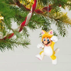Hallmark Sales -Hallmark Sales Super Mario Cat Keepsake Ornament 1899QXR8199 02