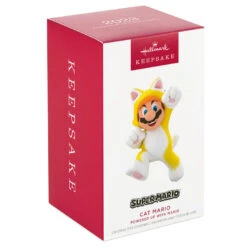 Hallmark Nintendo Super Mario™ Powered Up With Mario Cat Ornament -Hallmark Sales Super Mario Cat Keepsake Ornament 1899QXR8199 04