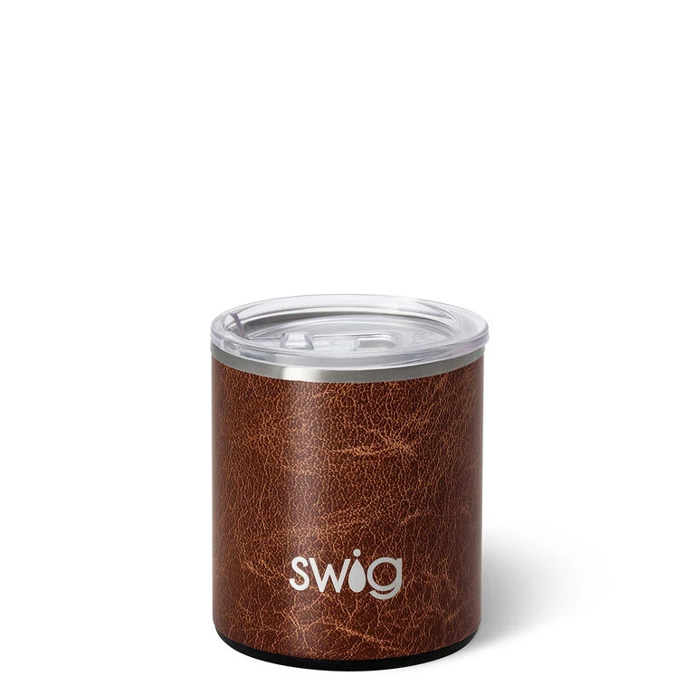 Swig Leather Lowball Tumbler, 12 Oz. 1 Swig Leather Lowball Tumbler, 12 Oz.