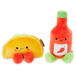 Hallmark Better Together Taco And Hot Sauce Magnetic Plush, 5" 5 Hallmark Better Together Taco And Hot Sauce Magnetic Plush, 5" -Hallmark Sales Taco and Hot Sauce Magnetic Plush 1KID2088 03