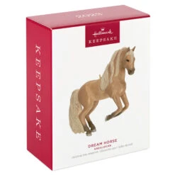 Hallmark Andalusian Dream Horse Ornament -Hallmark Sales Tan Horse Keepsake Ornament 1799QGO2709 04