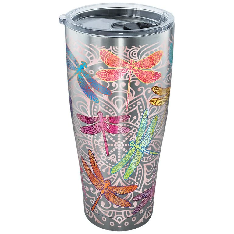Tervis® Dragonfly Mandala Stainless Steel Tumbler, 30 Oz. 1 Tervis® Dragonfly Mandala Stainless Steel Tumbler, 30 Oz.