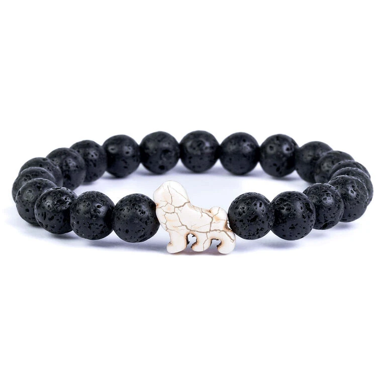 Fahlo Lava Stone Lion Excursion Bracelet 1 Fahlo Lava Stone Lion Excursion Bracelet