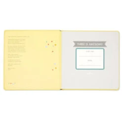 Hallmark Three Is Awesome! Birthday Book 6 Hallmark Three Is Awesome! Birthday Book -Hallmark Sales Three Is Awesome Birthday Book 1BOK1518 03