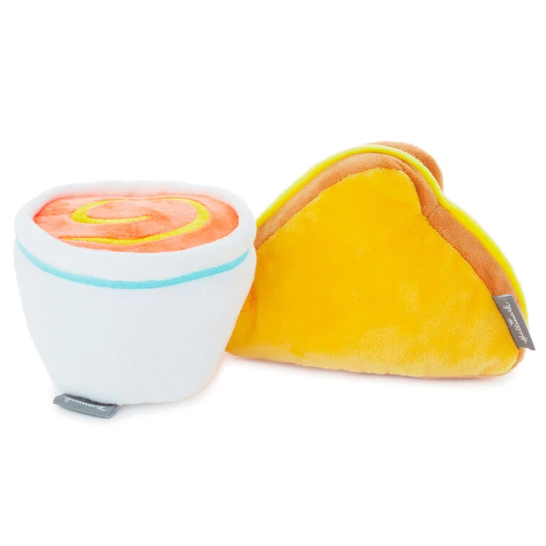 Hallmark Better Together Tomato Soup And Grilled Cheese Magnetic Plush, 5" 2 Hallmark Better Together Tomato Soup And Grilled Cheese Magnetic Plush, 5" - Image 2