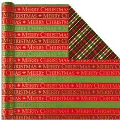Hallmark Traditional Christmas 4-Pack Reversible Wrapping Paper Rolls, 150 Sq. Ft. -Hallmark Sales Traditional Christmas 4Pack Reversible Wrapping Paper Rolls 150 sq ft root 5JXW1738 JXW1738 1470 3.jpg Source Image