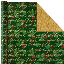 Hallmark Traditional Christmas 4-Pack Reversible Wrapping Paper Rolls, 150 Sq. Ft. -Hallmark Sales Traditional Christmas 4Pack Reversible Wrapping Paper Rolls 150 sq ft root 5JXW1738 JXW1738 1470 5.jpg Source Image