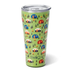 Swig Happy Camper Stainless Steel Tumbler, 32 Oz.
