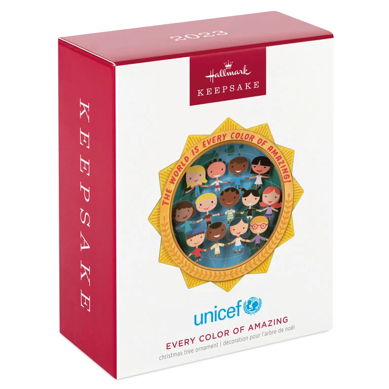 Hallmark UNICEF Every Color Of Amazing Papercraft Ornament 4 Hallmark UNICEF Every Color Of Amazing Papercraft Ornament - Image 4