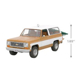 Hallmark All-American Trucks 1973 Chevrolet® Blazer® 2023 Metal Ornament -Hallmark Sales Vintage Chevy Blazer Truck Keepsake Ornament 2199QXR8159 03