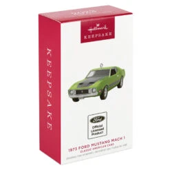 Hallmark Classic American Cars 1973 Ford Mustang Mach 1 2023 Metal Ornament -Hallmark Sales Vintage Ford Mustang Car Keepsake Ornament 2199QXR8157 04