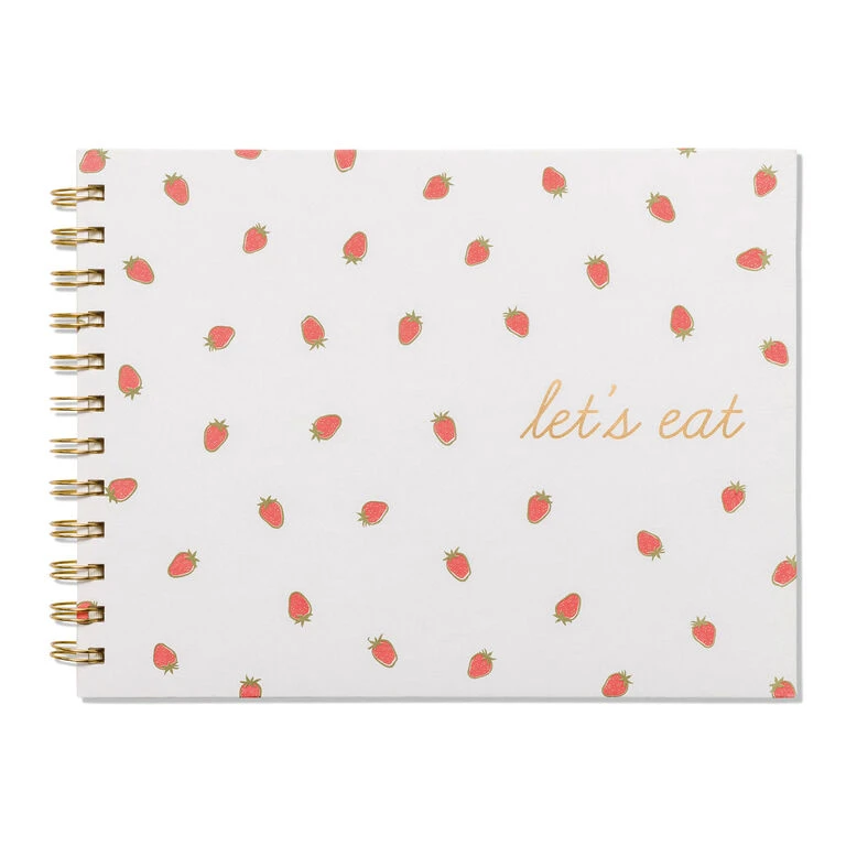 DesignWorks Ink Strawberries Meal Planner With Grocery Checklists 1 DesignWorks Ink Strawberries Meal Planner With Grocery Checklists