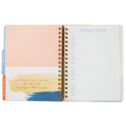 Hallmark Wellness Journal Spiral Notebook -Hallmark Sales Wellness Journal Spiral Notebook 1HWJ7043 06