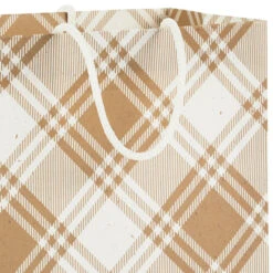 Hallmark Christmas Kraft 8-Pack Holiday Gift Bags, Assorted Sizes And Designs -Hallmark Sales White on Kraft Paper Assortment Christmas Gift Bags 5XGB1417 05