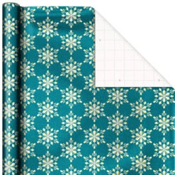 Hallmark Winter Glow 3-Pack Christmas Wrapping Paper Assortment, 80 Sq. Ft. -Hallmark Sales Winter Glow Christmas Wrapping Paper Assortment 5JXW1060 04