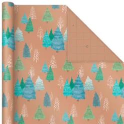Hallmark Winter Nature Kraft Prints 3-Pack Christmas Wrapping Paper, 90 Sq. Ft. -Hallmark Sales Winter Nature 3Pack Christmas Wrapping Paper 5JXW1051 05