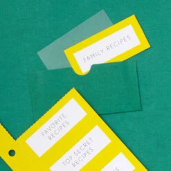 Hallmark Bright Citrus Customizable Recipe Organizer Book -Hallmark Sales Yellow Pink Lemon Floral 3Ring Recipe Book 1TOG1033 04