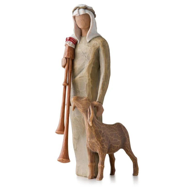 Willow Tree® Zampognaro Shepherd With Bagpipe Nativity Figurine 1 Willow Tree® Zampognaro Shepherd With Bagpipe Nativity Figurine